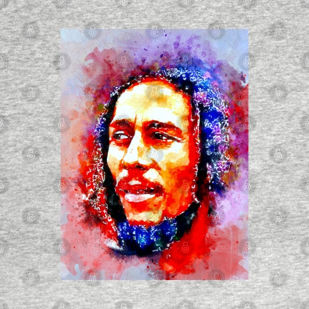 Watercolor Marley by danieljanda